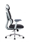 Ofisbazaar Ocean Premium Ergonomik Yönetici Koltuğu | Başlıklı Ve Bel Ayarlı Ofis Koltuğu Siyah