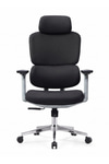 Ofisbazaar Ocean Premium Ergonomik Yönetici Koltuğu | Başlıklı Ve Bel Ayarlı Ofis Koltuğu Siyah