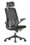 Ofisbazaar Sakura Ergonomik Fileli Yönetici Koltuğu | Başlıklı Ofis Ve Çalışma Koltuğu Siyah
