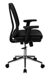 Ofisbazaar UP Deri Çalışma Koltuğu | Ergonomik Şef Ve Toplantı Koltuğu Martin 01- Siyah Deri
