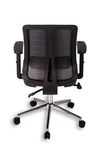 Ofisbazaar UP Deri Çalışma Koltuğu | Ergonomik Şef Ve Toplantı Koltuğu Martin 06- Gri Deri
