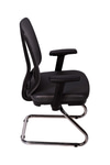 Ofisbazaar UP Deri Misafir Koltuğu | Ergonomik Toplantı Ve Bekleme Koltuğu Martin 06- Gri Deri