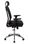 Ofisbazaar UP Deri Yönetici Koltuğu | Ergonomik Ve Modern Tasarım Martin 01- Siyah Deri