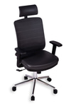 Ofisbazaar UP Deri Yönetici Koltuğu | Ergonomik Ve Modern Tasarım Martin 06- Gri Deri