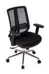 Ofisbazaar UP Fileli Çalışma Koltuğu | Ergonomik Şef Ve Toplantı Koltuğu Siyah Fileli
