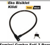 Ozs-1833 Bisiklet Kilidi 7 Mm X 65 Cm