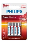 Philips Alkaline Pil Aaa 4Lü Paket Lr03P4B/10