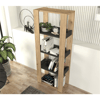 Raun Kitaplik Sepeti - Antrasit 60X150X28,6 Cm