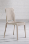 Sandalie 4 Adet Rattan Cappucino Sandalye / Balkon-bahçe-teras