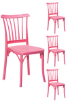 Sandalie 4 Adet Violet Pembe Sandalye / Balkon-bahçe-mutfak