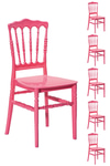 Sandalie 6 Adet Miray Pembe Sandalye / Balkon-bahçe-mutfak