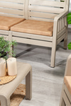 Sandalie Lara 3 1 1 S Bahçe Takımı Balkon - Bahçe - Teras Mobilyası / Cappucino