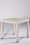 Sandalie Rattan 80x80 Camsız Cappucino Masa - Bahçe&balkon&teras
