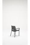 Sandalie Rattan Lüx 80x80 Bahçe&balkon&teras Masa Seti - Antrasit