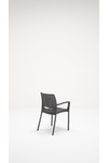 Sandalie Rattan Lüx Camlı 90x150 Bahçe&balkon&teras Masa Seti - Antrasit