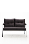 Sandalie Riva 2 1 1 S Minderli Bahçe Takımı Balkon - Bahçe - Teras Mobilyası / Antrasit