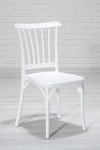 Sandalie Violet Beyaz / Sirius Sabit Masa - 4 Sandalye 1 Masa / Salon - Mutfak Masa Takımı