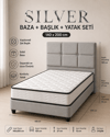 Silver Baza Başlık Yatak Seti