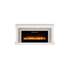 TEKTES Şömine 150cm MDF Taşlı Şömine 8 Renkli Alev Sesli Wifi