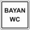 Uyarı Levhası Bayan Wc 12*12Cm-Yul 249