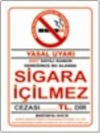 Uyarı Levhası Sigara İçmek Yasaktır 25*35Cm-Yul412