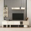 Valento TV Ünitesi Tam Set (TV Ünitesi + Üst Modül + Cam Raf Modül + Yan Modül)