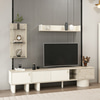 Valento TV Ünitesi Tam Set (TV Ünitesi + Üst Modül + Cam Raf Modül + Yan Modül)