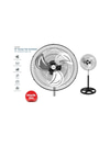 Vantilatör Sanayi Tipi Metal 18 İnç 3 Kanat 75 W-Dn 91021