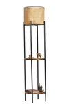 Vega Siyah Rattan Başlıklı Lambader