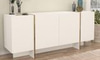 Veyron Konsol Beyaz - Altin 180X75,5X46,6 Cm
