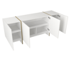 Veyron Konsol Beyaz - Altin 180X75,5X46,6 Cm