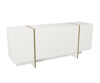 Veyron Konsol Beyaz - Altin 180X75,5X46,6 Cm