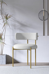 West Beyaz Bohem Ayak 80x160 Yemek Masası & Mutfak Masası & Salon Masası Masa Sandalye Takımı Beyaz