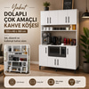 Yakut Dolaplı Çok Amaçlı Kahve Köşesi