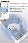 Yui RS16 Pro 15.000 Pa Akıllı Robot Vacuum & Mop Süpürge Beyaz