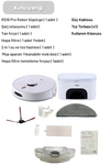 Yui RS16 Pro 15.000 Pa Akıllı Robot Vacuum & Mop Süpürge Beyaz