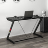 Zoned Metal Ayaklı Gaming Oyuncu Masası - Siyah