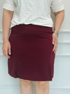 Bordo Şort Etek