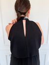 Halter Yaka Etnik Desenli Tulum