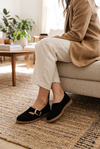 Marella Siyah Süet Kadın Loafer 