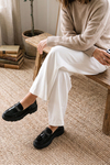 Nessa Siyah Rugan Kadın Loafer 