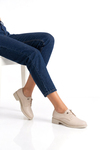 Raven Bej Kadın Loafer 