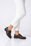 Raven Kahve Kadın Loafer 