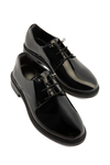 Raven Siyah Rugan Kadın Loafer
