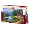 Art Puzzle Göl Köy 1500 Parça Puzzle-1500 Parça Puzzle