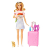 Barbie Seyahatte Bebeği ve Aksesuarları HJY18-