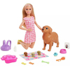 Barbie Ve Yeni Doğan Köpekler Oyun Seti HCK75-Kız Oyun Setleri