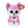 Mega Oyuncak Ty Husky Pembe 15 cm 36370-Peluş Oyuncaklar