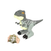 Mega Oyuncak Uzaktan Kumandalı Pilli Buhar Üfleyen Dinazor Velociraptor-Hayvan Figüleri