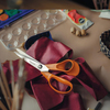 FDM Fiskars 9853 Kumaş Deri Ve Karton Makası Sarı Saplı No:8  D-215
